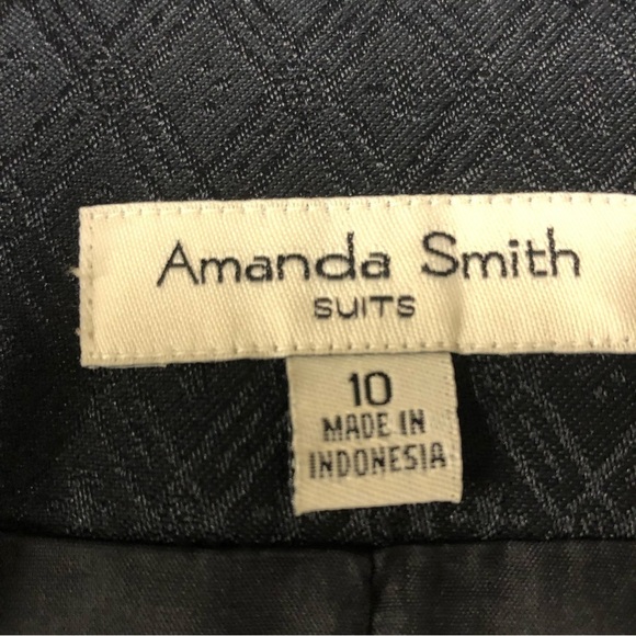 Amanda Smith Black Jacket Skirt Set Size 10 NWT - Picture 6 of 7